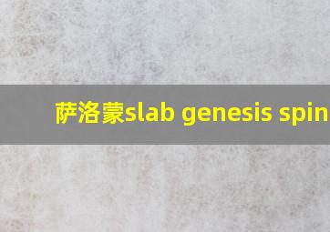 萨洛蒙slab genesis spine